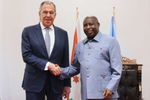 The Russian foreign minister visited Burundi